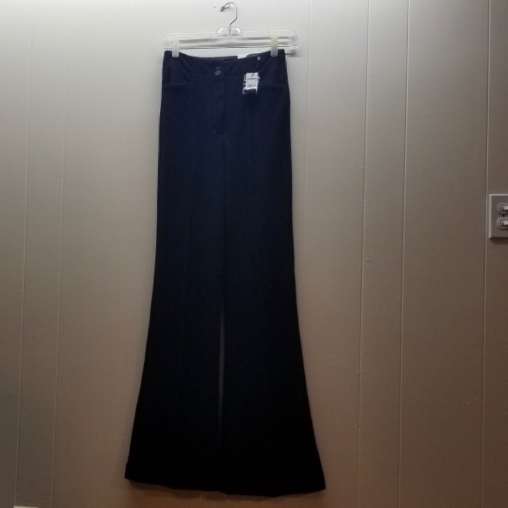 Wide leg black pants size zero
